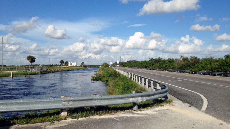 A section of the Tamiami Trail.